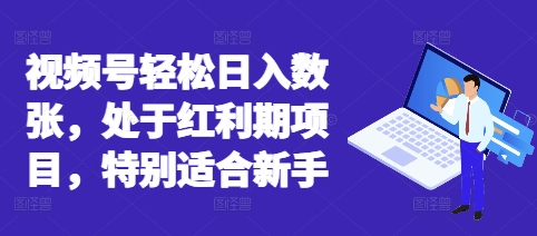 视频号轻松日入数张，处于红利期项目，特别适合新手-狐狸网创资源网